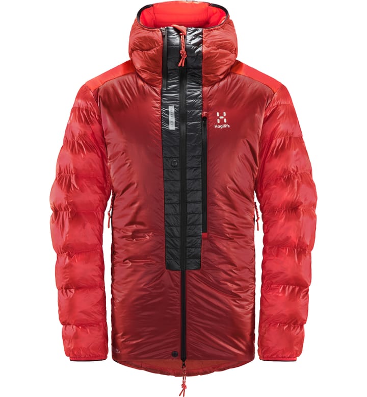 L.I.M ZT Down Jacket Men Zenith Red/True Black