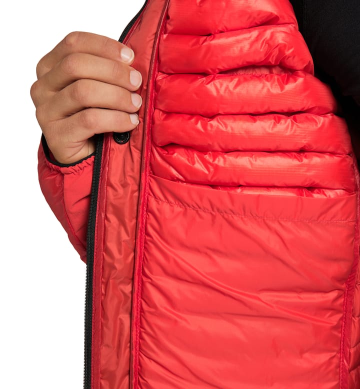 L.I.M ZT Down Jacket Men Zenith Red/True Black