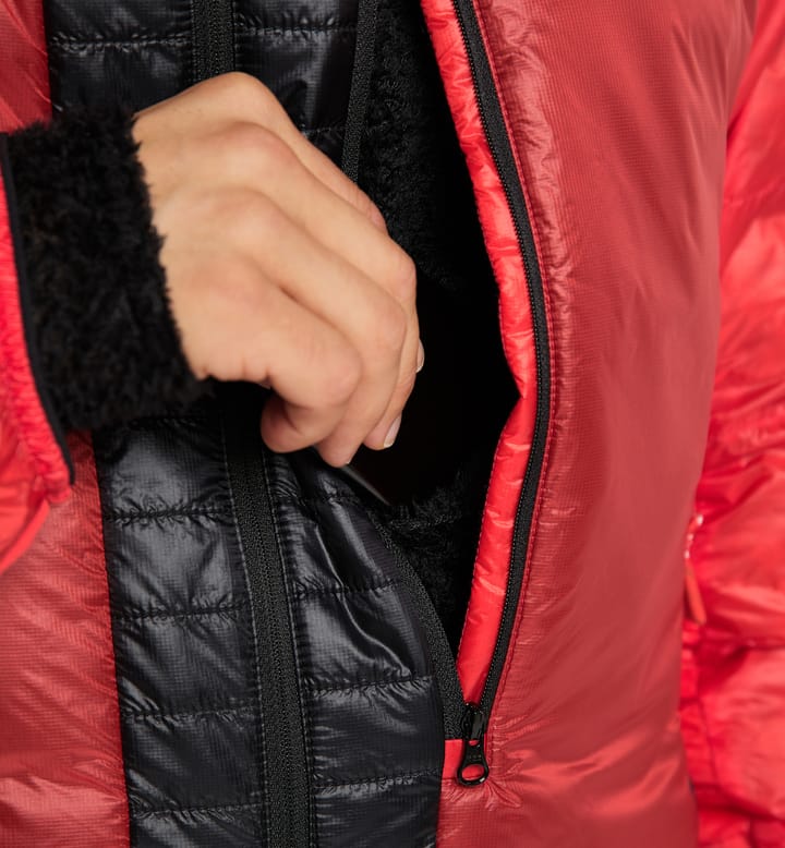 L.I.M ZT Down Jacket Men Zenith Red/True Black