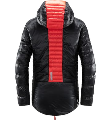 L.I.M ZT Down Jacket Women True Black/Zenith Red