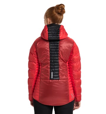 L.I.M ZT Down Jacket Women Zenith Red/True Black