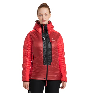 L.I.M ZT Down Jacket Women Zenith Red/True Black