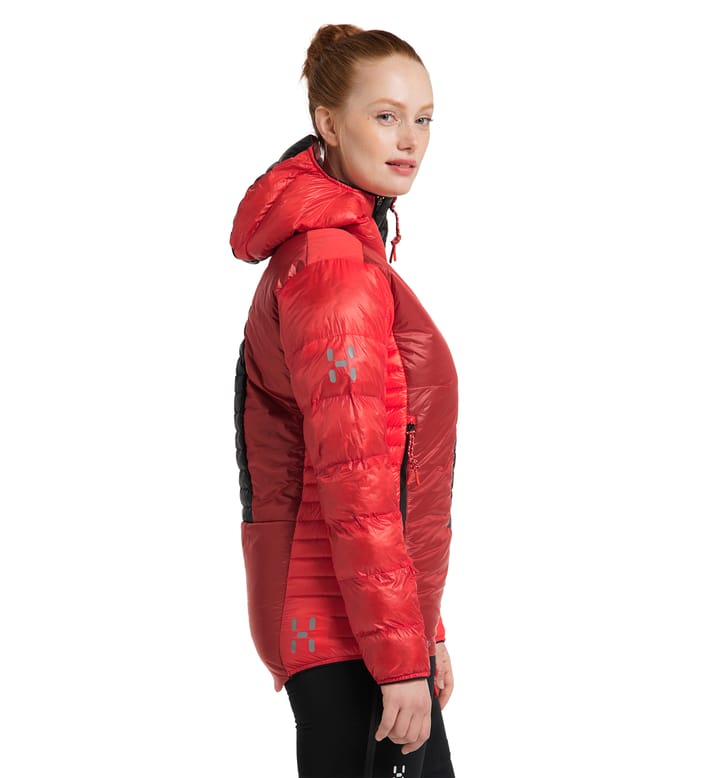 L.I.M ZT Down Jacket Women Zenith Red/True Black