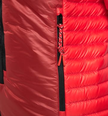 L.I.M ZT Down Jacket Women Zenith Red/True Black