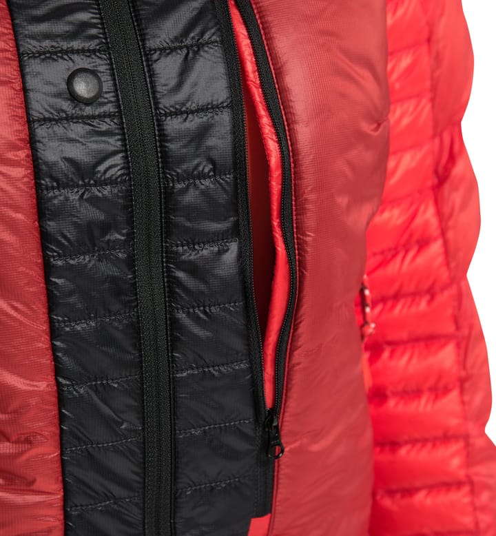 L.I.M ZT Down Jacket Women Zenith Red/True Black