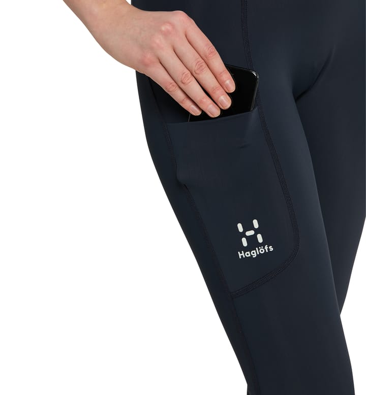 L.I.M Leap Tights Women Tarn Blue