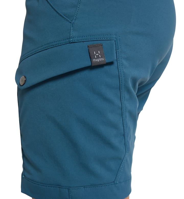 Mid Fjell Shorts Junior Dark Ocean