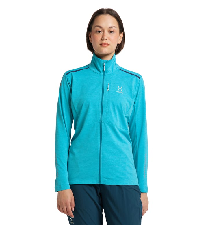 L.I.M Strive Mid Jacket Women Maui Blue