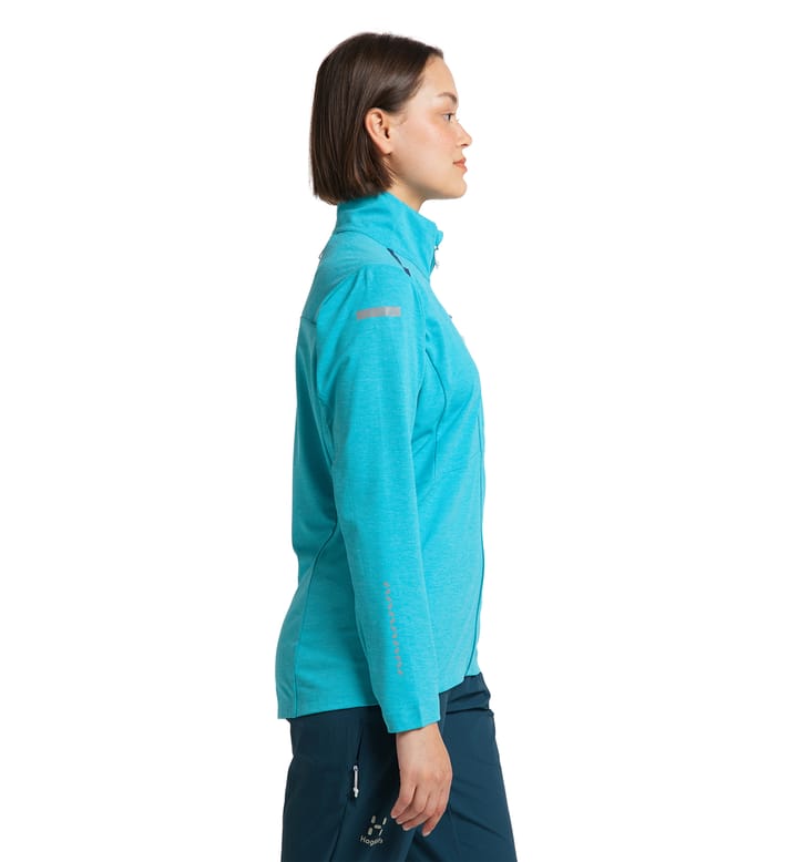 L.I.M Strive Mid Jacket Women Maui Blue