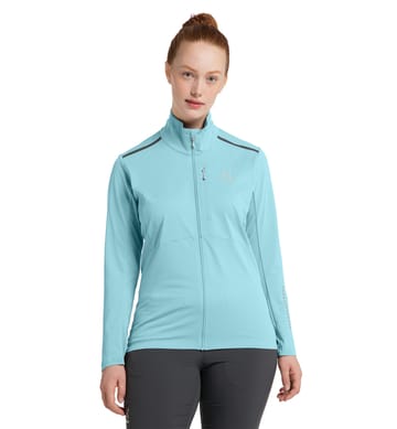 L.I.M Strive Mid Jacket Women Frost Blue