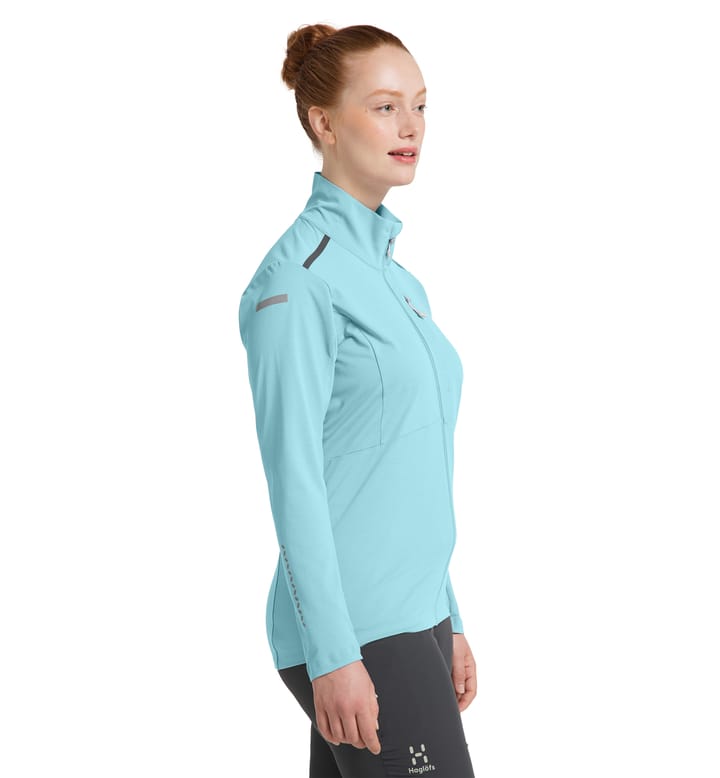 L.I.M Strive Mid Jacket Women Frost Blue