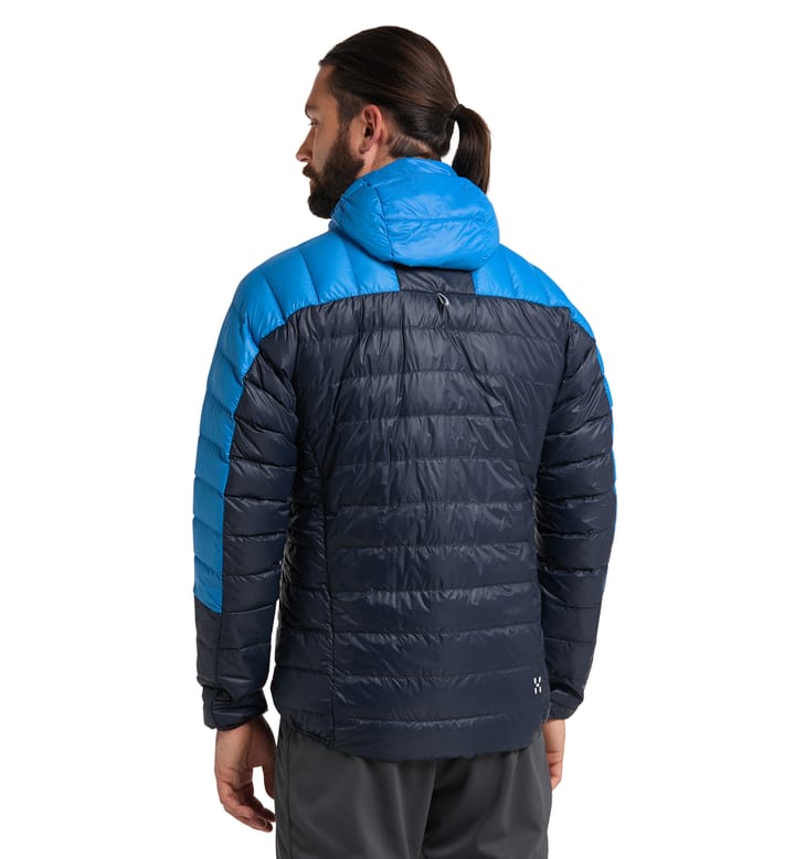 L.I.M Down Hood Men Tarn Blue/Nordic Blue