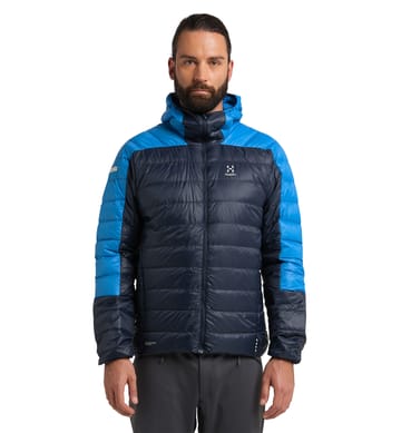 L.I.M Down Hood Men Tarn Blue/Nordic Blue