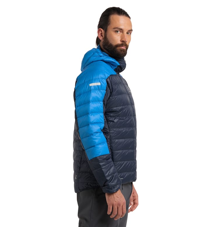 L.I.M Down Hood Men Tarn Blue/Nordic Blue