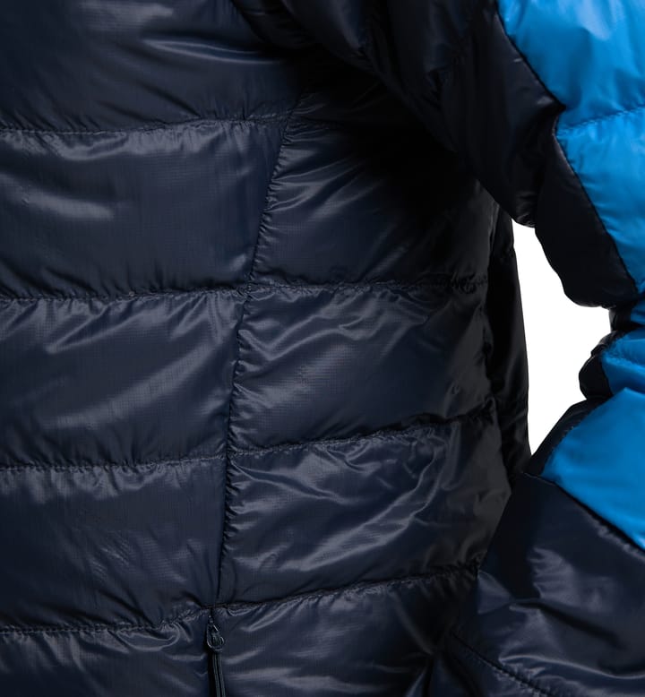 L.I.M Down Hood Men Tarn Blue/Nordic Blue