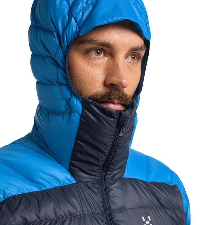 L.I.M Down Hood Men Tarn Blue/Nordic Blue