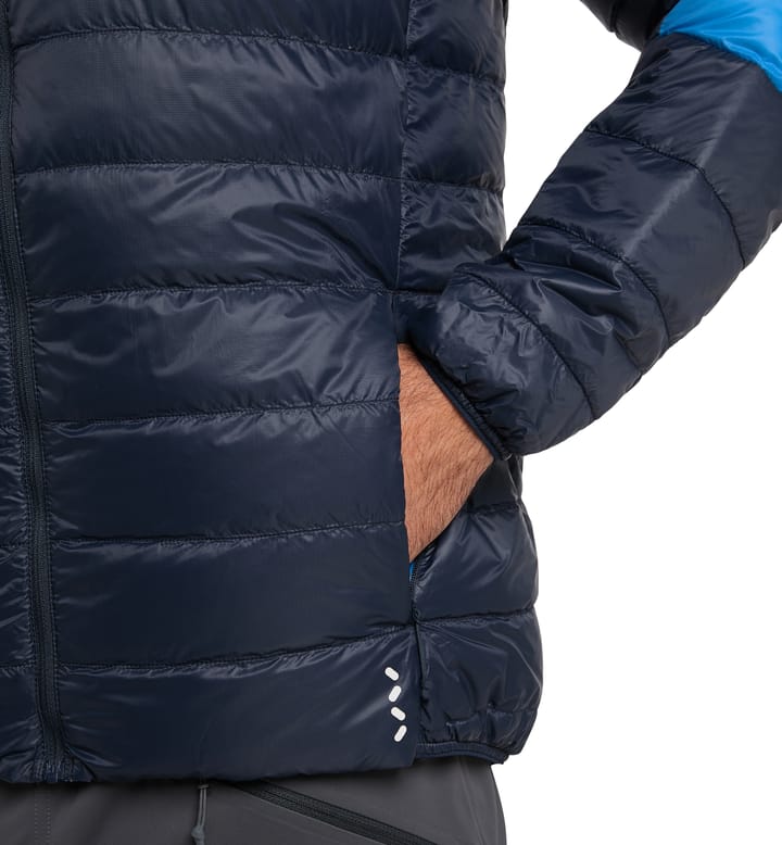 L.I.M Down Hood Men Tarn Blue/Nordic Blue