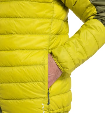 L.I.M Down Jacket Men Aurora/Olive Green