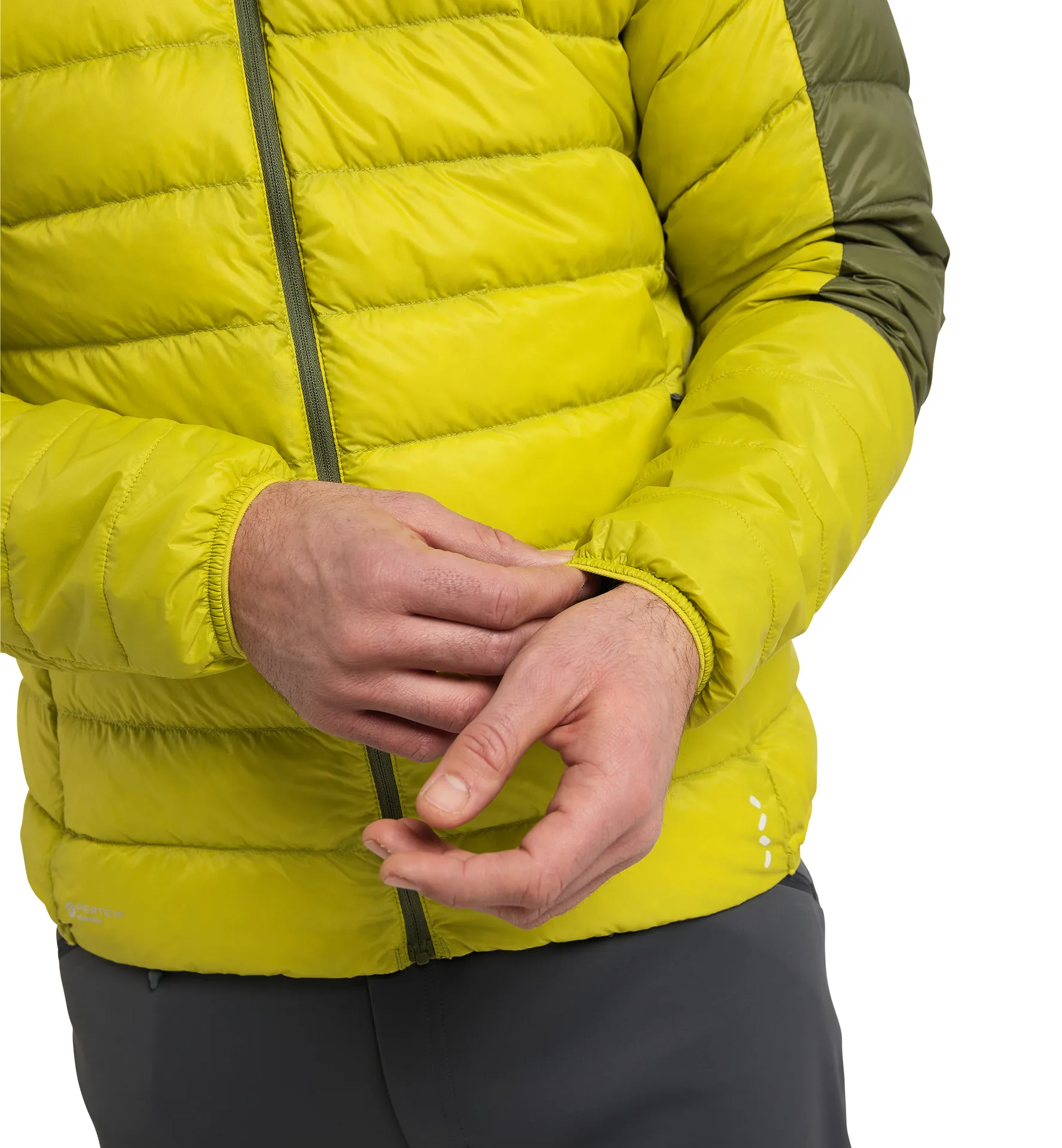 L.I.M Down Jacket Men Aurora/Olive Green