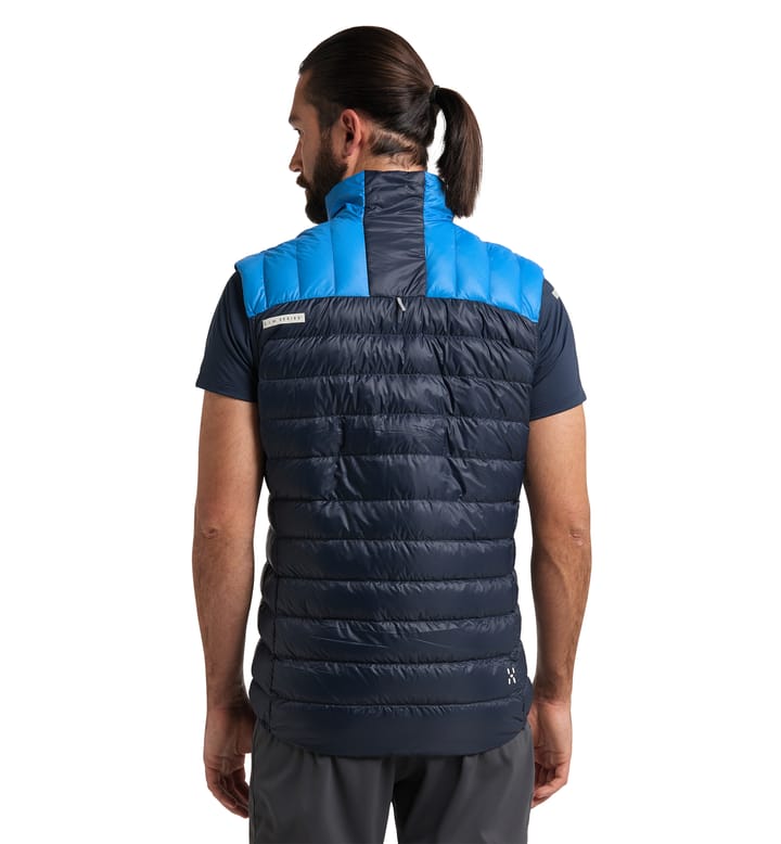 L.I.M Down Vest Men Tarn Blue/Nordic Blue