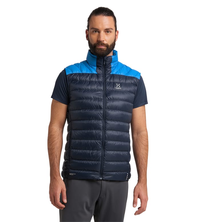 L.I.M Down Vest Men Tarn Blue/Nordic Blue