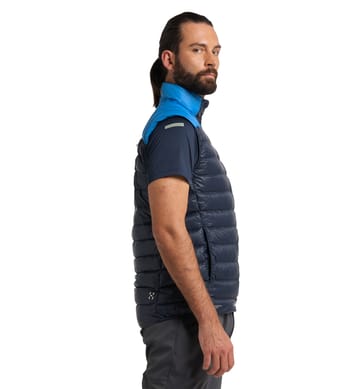 L.I.M Down Vest Men Tarn Blue/Nordic Blue