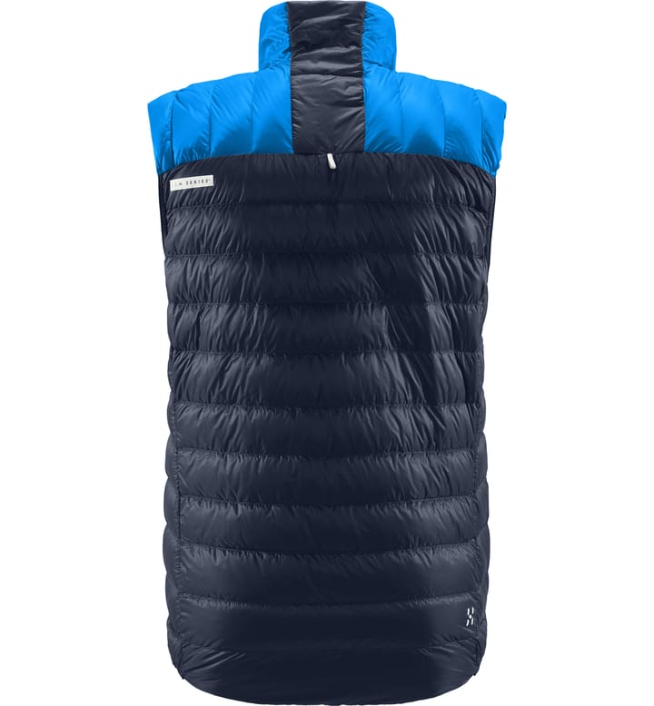 L.I.M Down Vest Men Tarn Blue/Nordic Blue