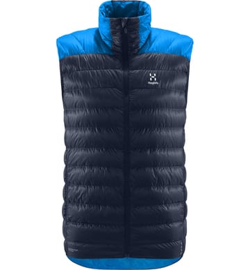 L.I.M Down Vest Men Tarn Blue/Nordic Blue