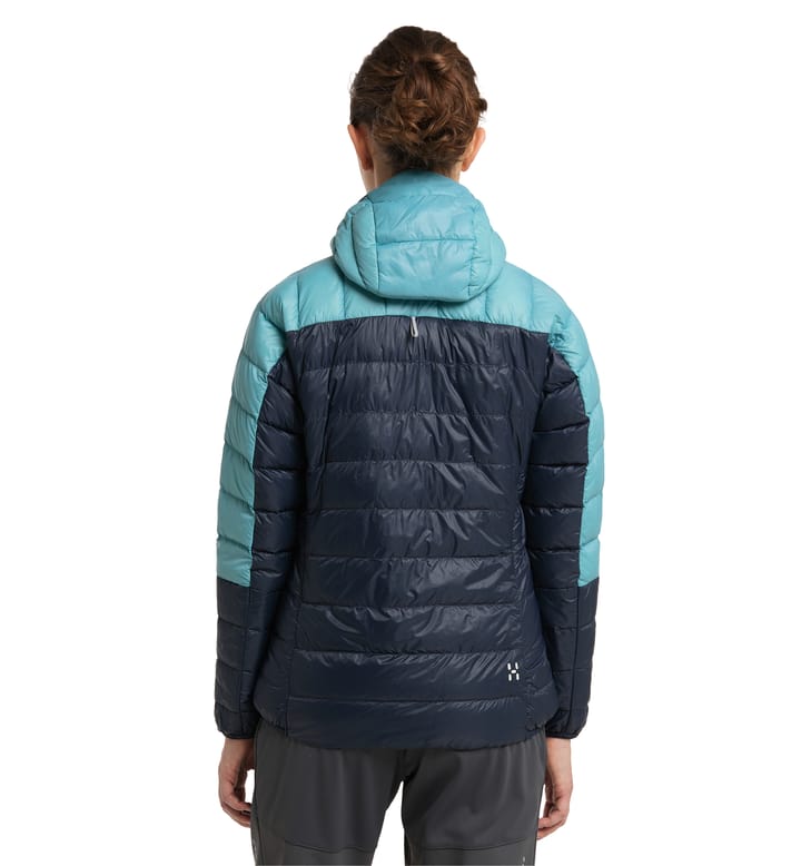 L.I.M Down Hood Women Tarn Blue/Frost Blue