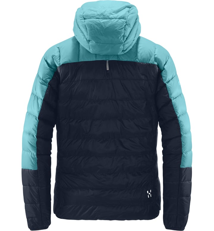 L.I.M Down Hood Women Tarn Blue/Frost Blue