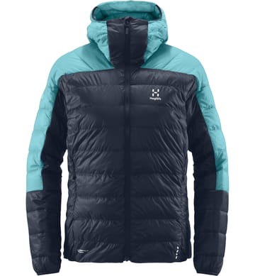 L.I.M Down Hood Women Tarn Blue/Frost Blue