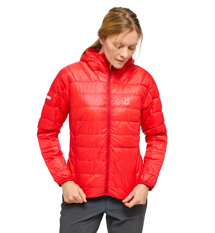 L.I.M Down Hood Women Poppy Red