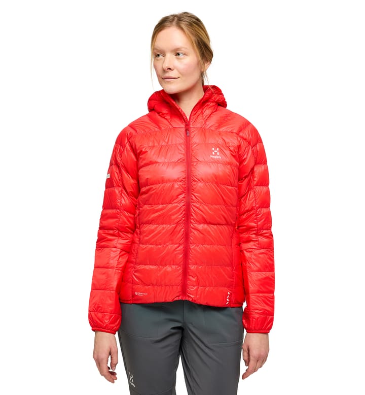 L.I.M Down Hood Women Poppy Red