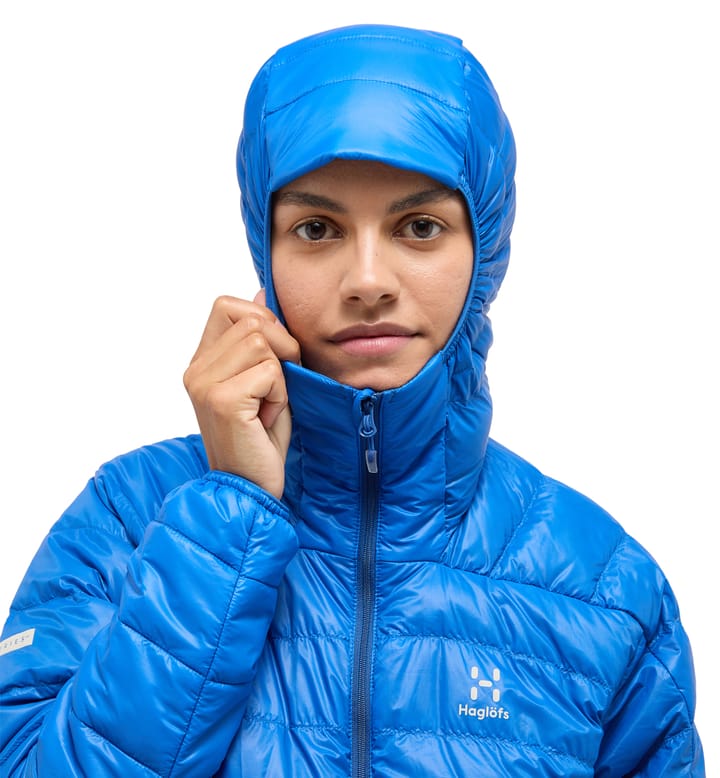L.I.M Down Hood Women Electric Blue