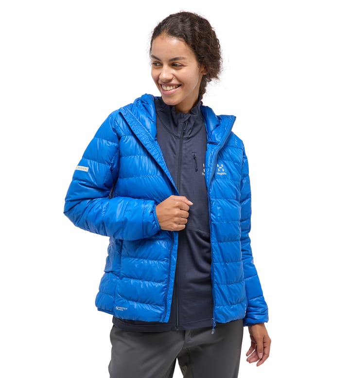 L.I.M Down Hood Women Electric Blue