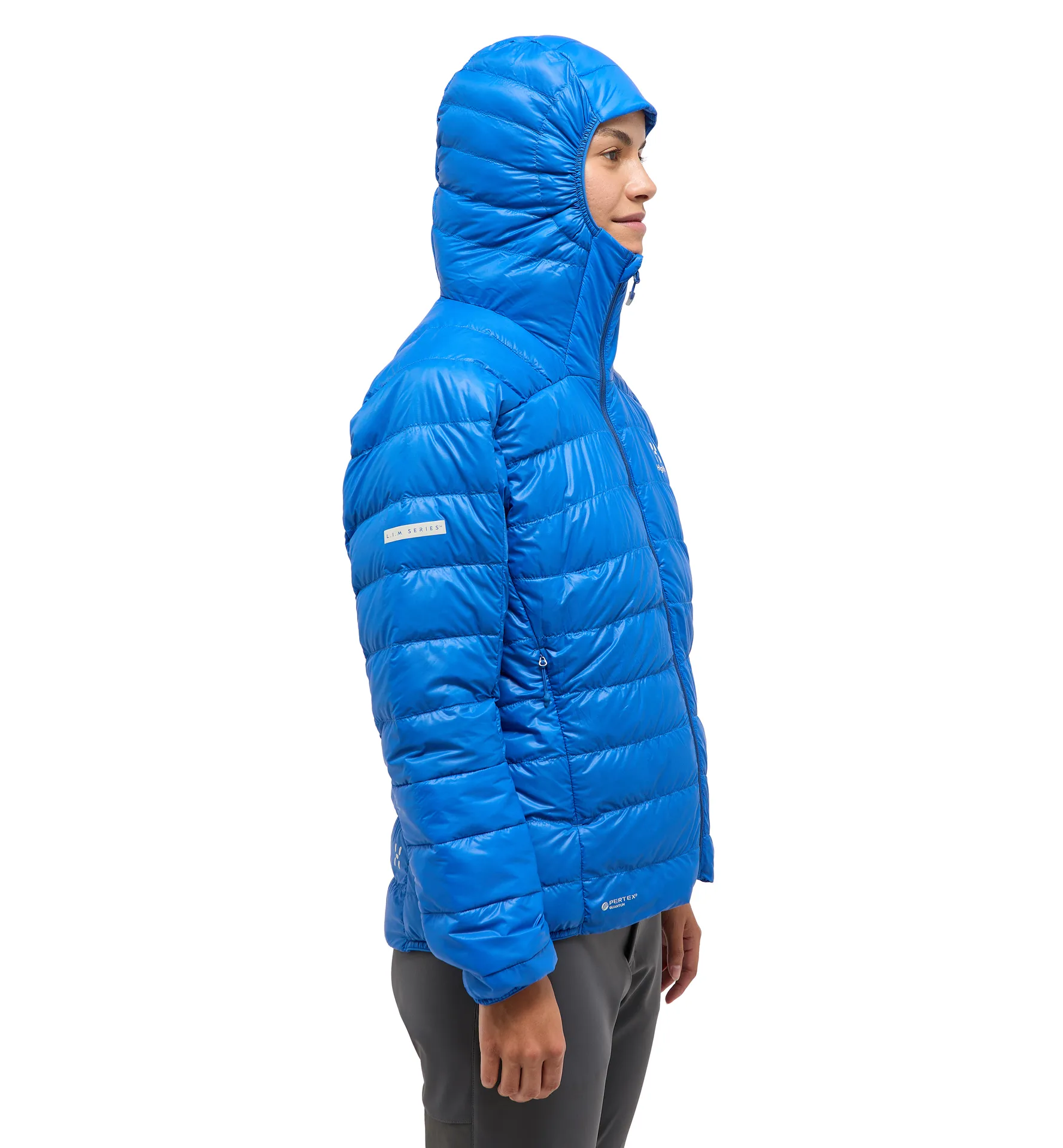 L.I.M Down Hood Women Electric Blue