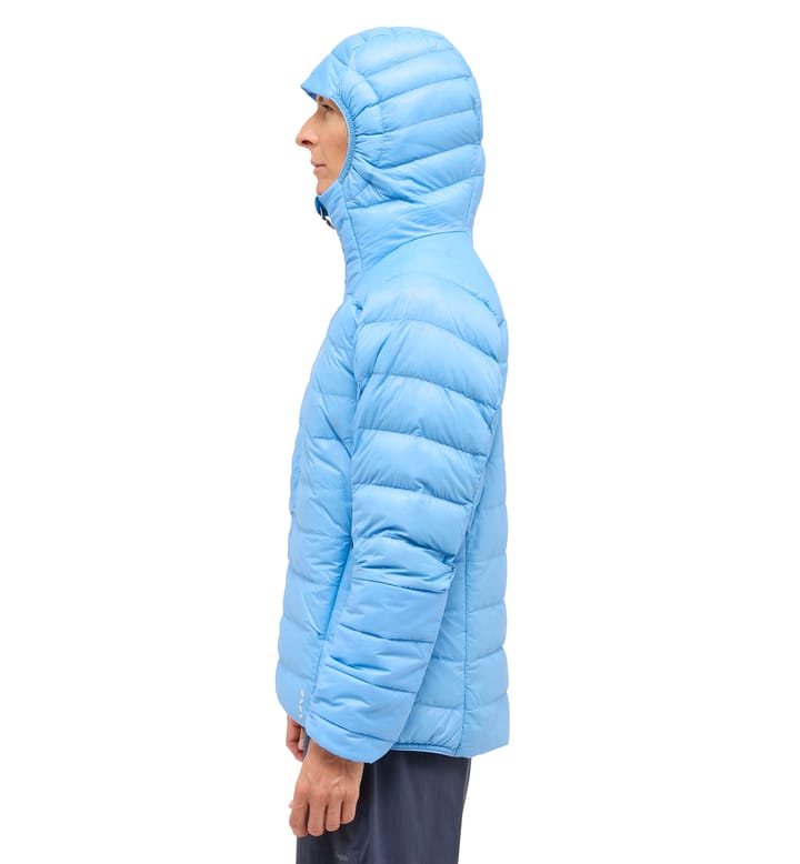 L.I.M Down Hood Women Sky Blue
