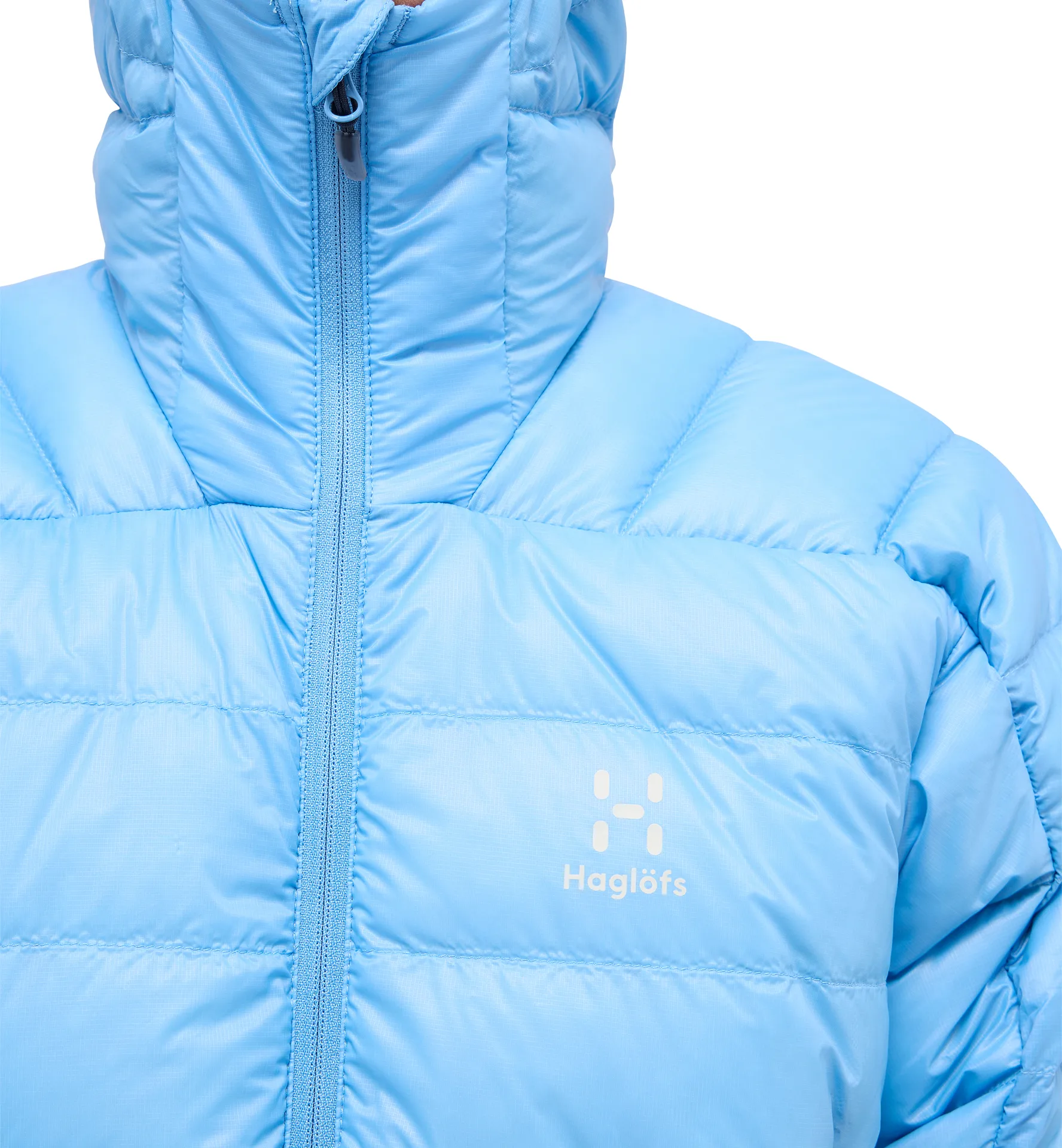 L.I.M Down Hood Women Sky Blue