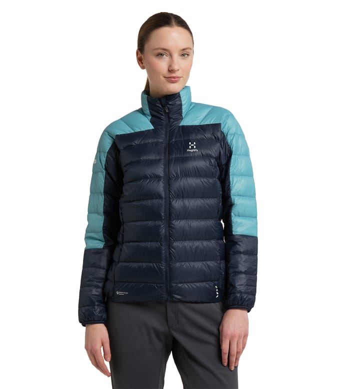 L.I.M Down Jacket Women Tarn Blue/Frost Blue