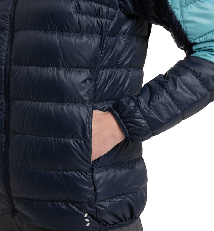 L.I.M Down Jacket Women Tarn Blue/Frost Blue