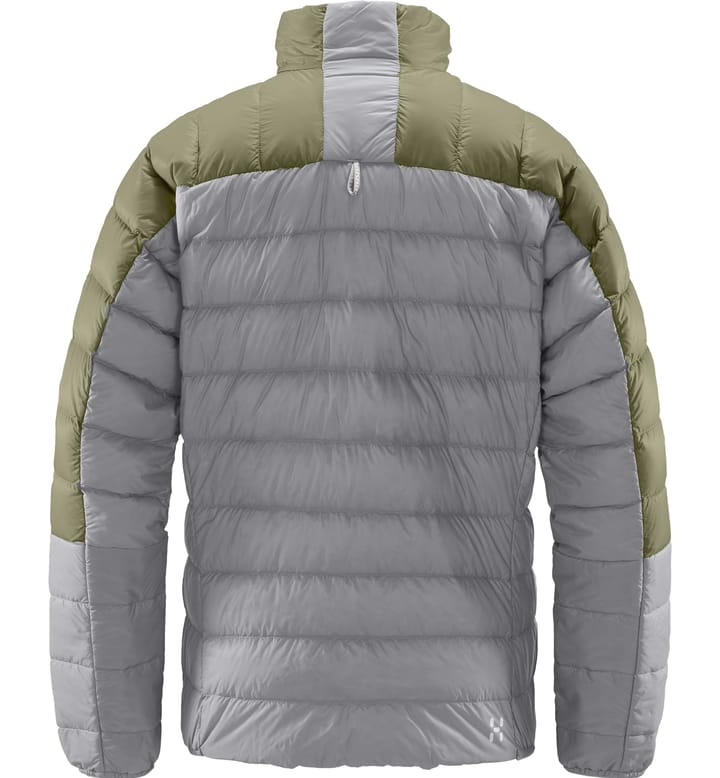 L.I.M Down Jacket Women Concrete/Thyme Green