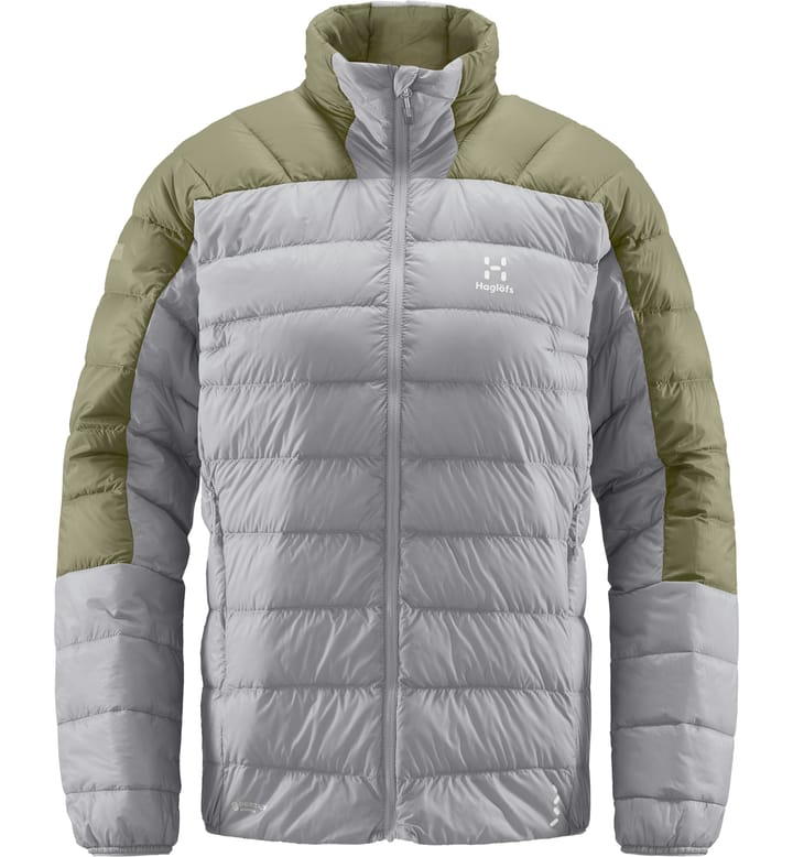 L.I.M Down Jacket Women Concrete/Thyme Green