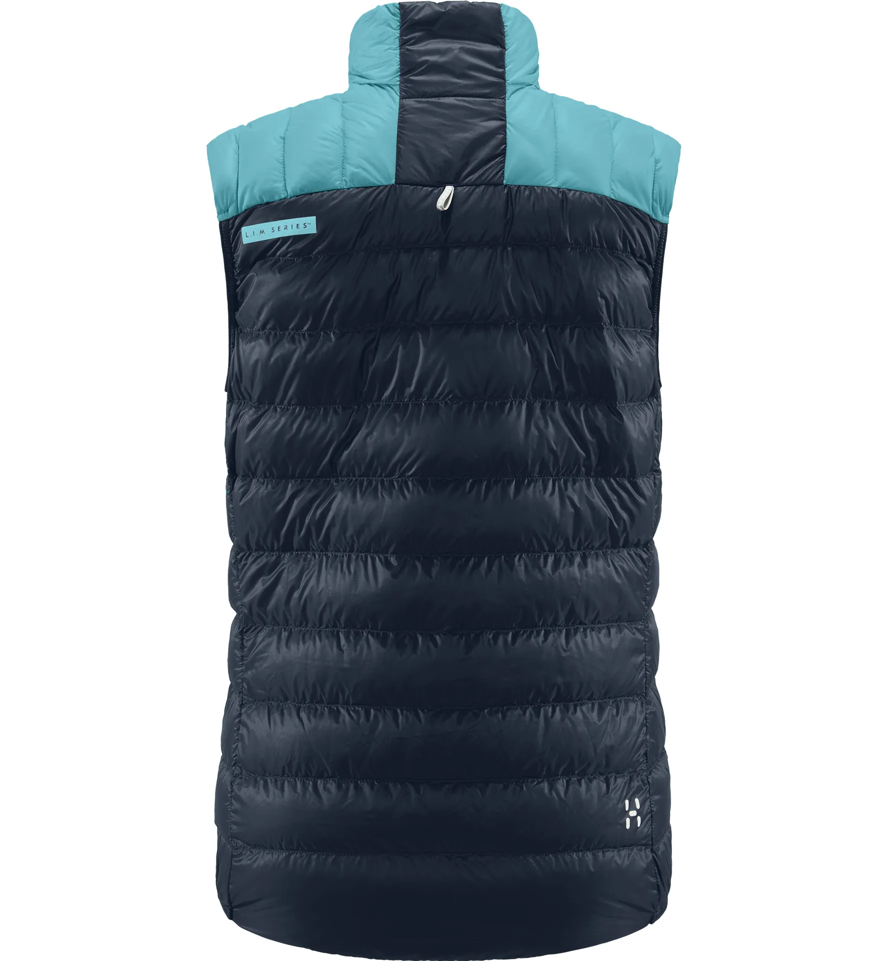 L.I.M Down Vest Women Tarn Blue/Frost Blue