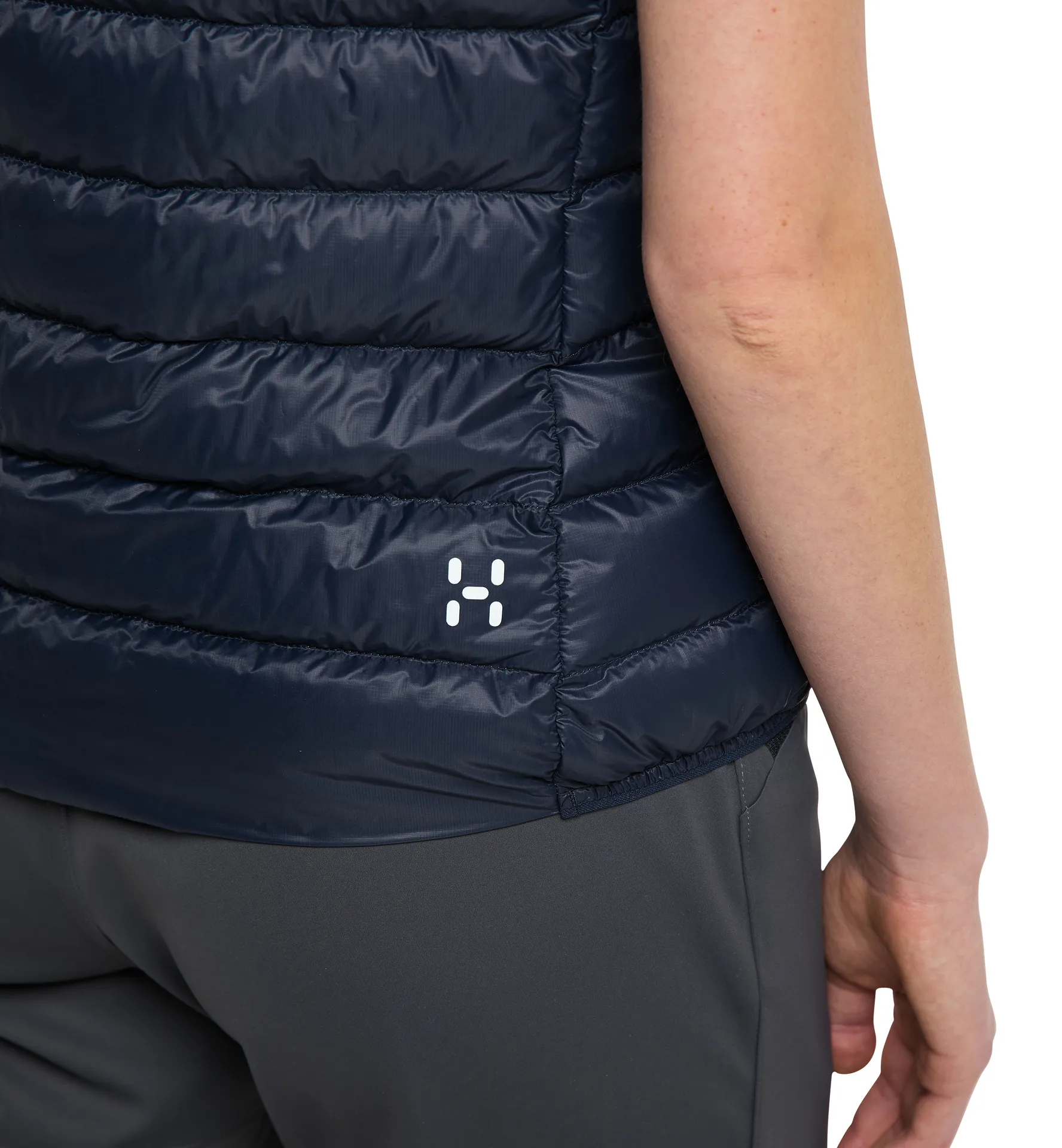 L.I.M Down Vest Women Tarn Blue/Frost Blue