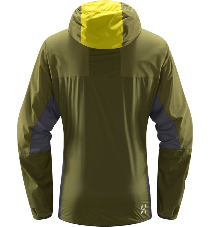 L.I.M Alpha Hood Men Aurora/Olive green