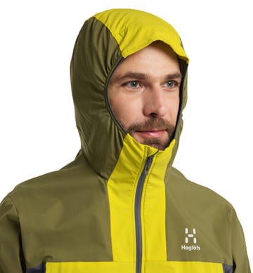 L.I.M Alpha Hood Men Aurora/Olive green