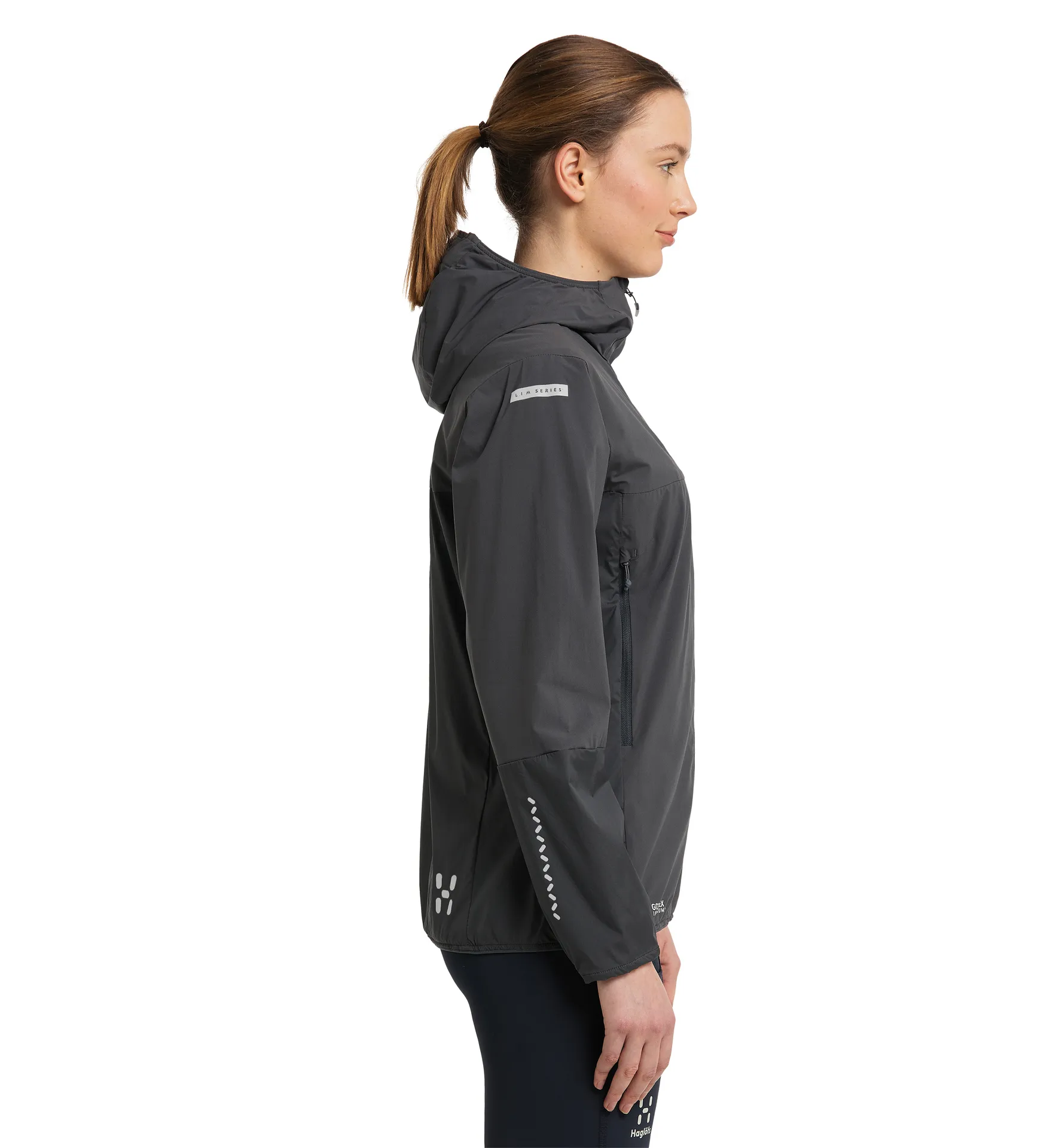 L.I.M Alpha Hood Women Magnetite