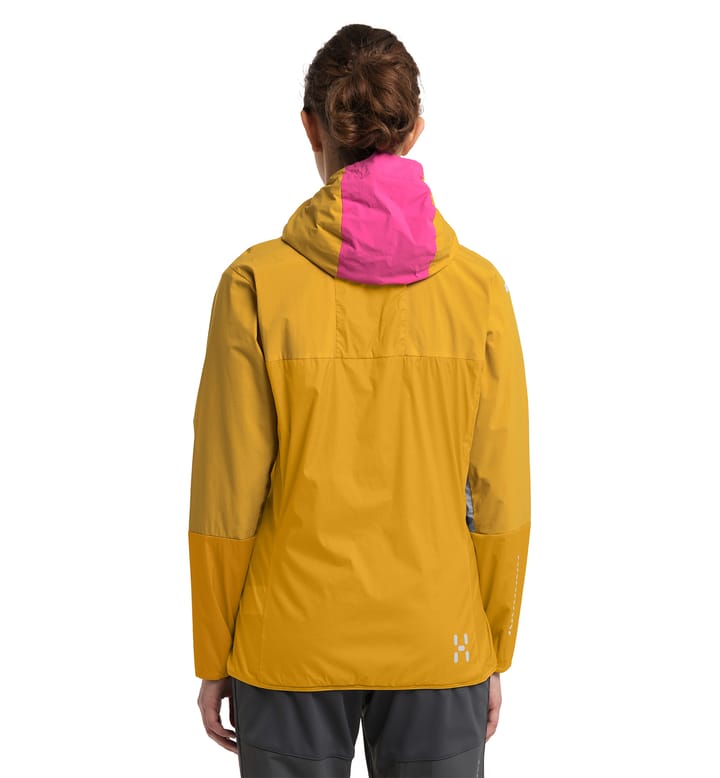 L.I.M Alpha Hood Women Ultra pink/Autumn leaves