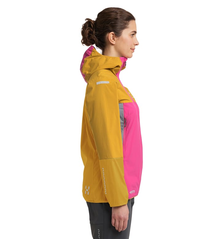 L.I.M Alpha Hood Women Ultra pink/Autumn leaves