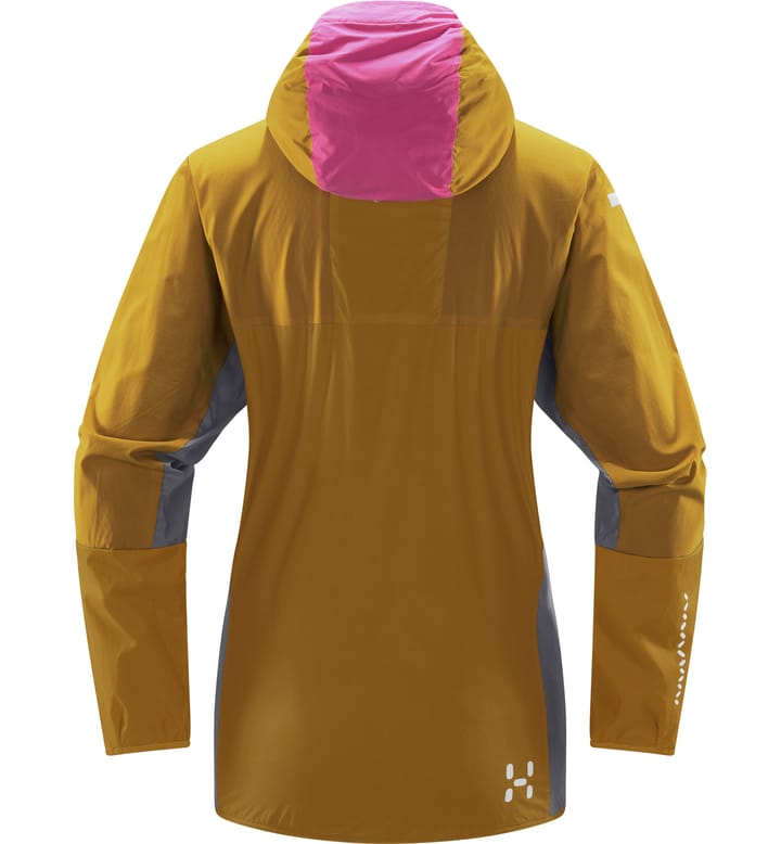 L.I.M Alpha Hood Women Ultra pink/Autumn leaves